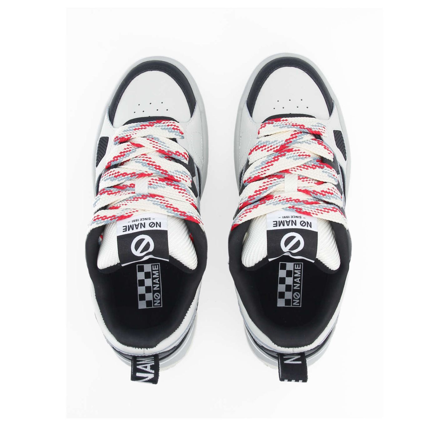 NOLLIE SNEAKER W  -  NAPPA/NUB/NAPPA  - BIANCO SPORCO/NERO